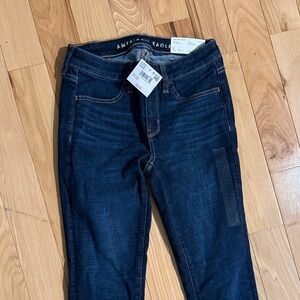 American Eagle Outfitters Women's Deep Indigo Skinny Jeans